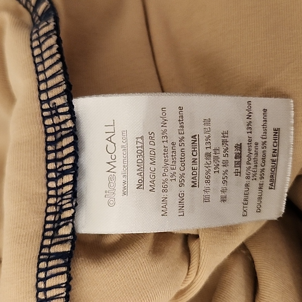 Alice McCall Magic Off Shoulder Midi Cocktail Dress Size 8 - Picture 16 of 16